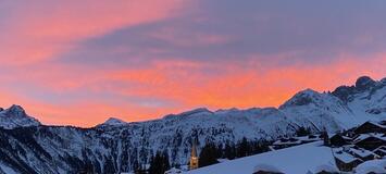 C'est un appartement d'exception à Courchevel 1850, Plantret