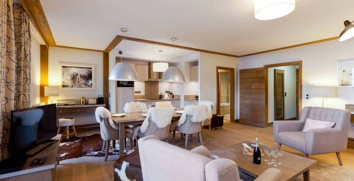 Apartment for rental inside a residence in Courchevel 1550 