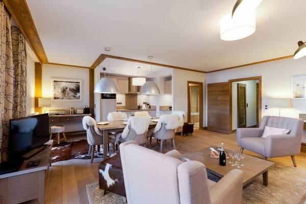 Apartment for rental inside a residence in Courchevel 1550 