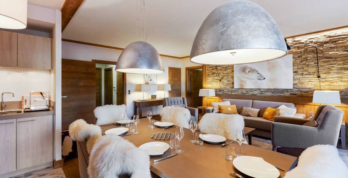 Apartment for rental inside a residence in Courchevel 1550 