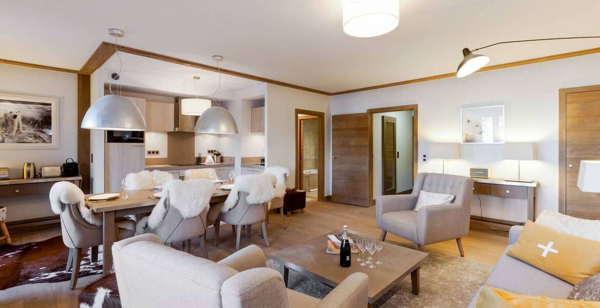 Apartment for rental inside a residence in Courchevel 1550 