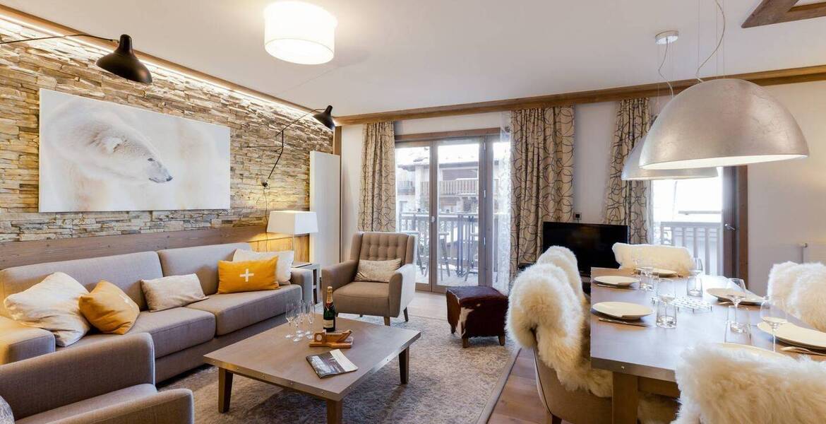 Apartment for rental inside a residence in Courchevel 1550 