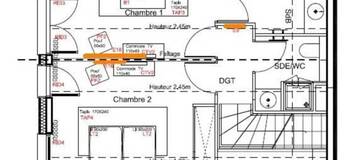 Este apartamento dúplex ofrece una superficie de 106 m2