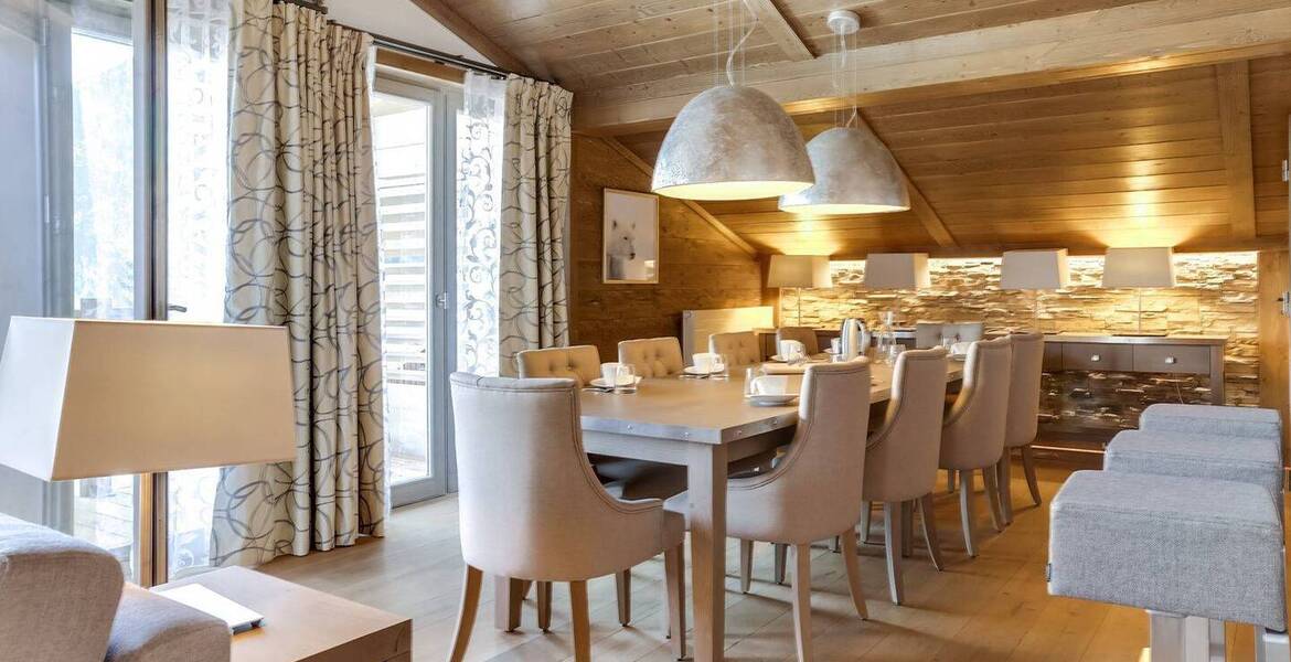 Superb 145sqm apartment of 3 bedrooms in Courchevel 1550