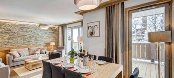 This contemporary apartment for rental in Courchevel 1550