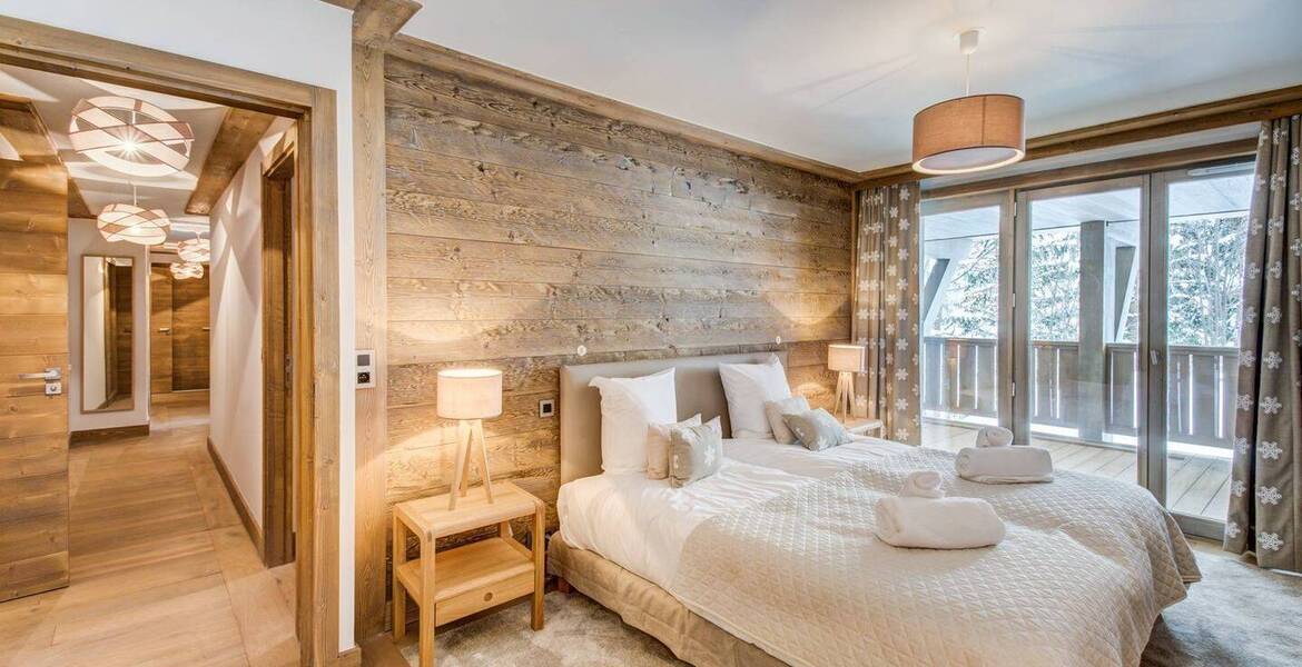 Cet appartement contemporain neuf à louer à Courchevel 1550 