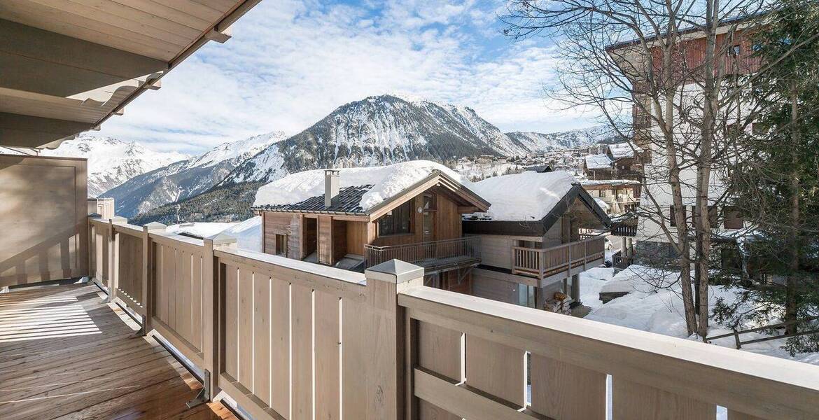 This contemporary apartment for rental in Courchevel 1550