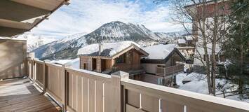 This contemporary apartment for rental in Courchevel 1550