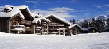 Spacious apartment with direct ski access in Pralong