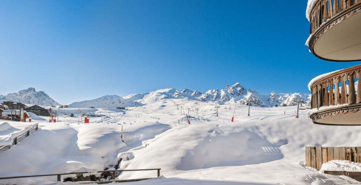 Appartement spacieux avec accès ski direct à Pralong