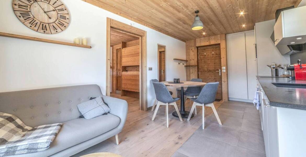 This luxury apartment to rent with 2 bedrooms in Méribel