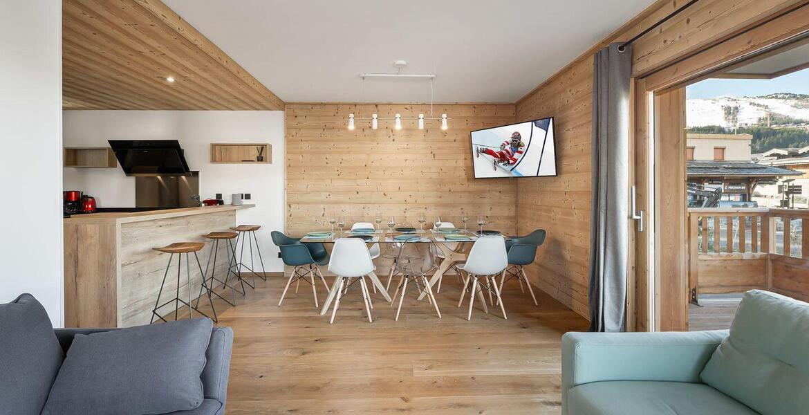 This new apartment for rental in Courchevel 1650 Moriond 