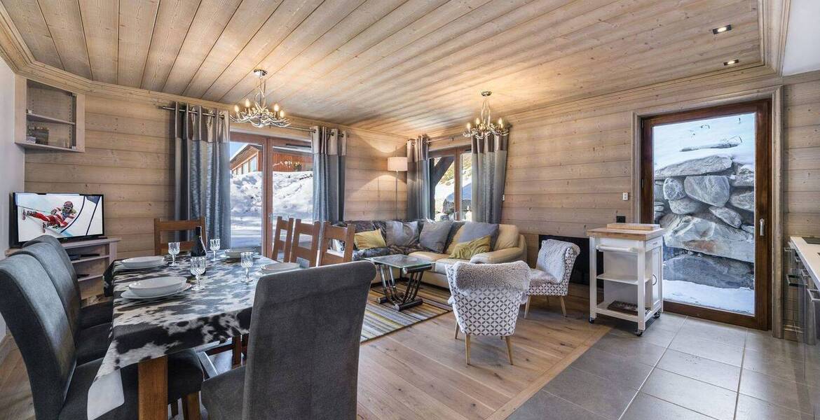 Situé à Courchevel 1650 Moriond, cet appartement à louer