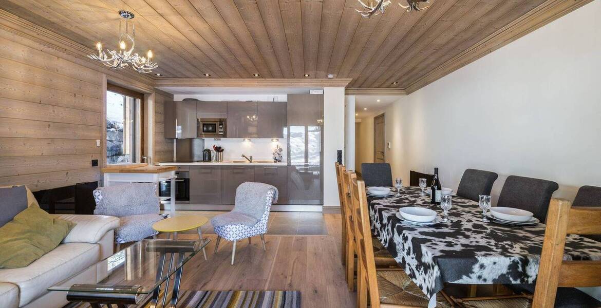 Situé à Courchevel 1650 Moriond, cet appartement à louer