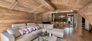 In the heart of Courchevel 1650 Moriond, this penthouse