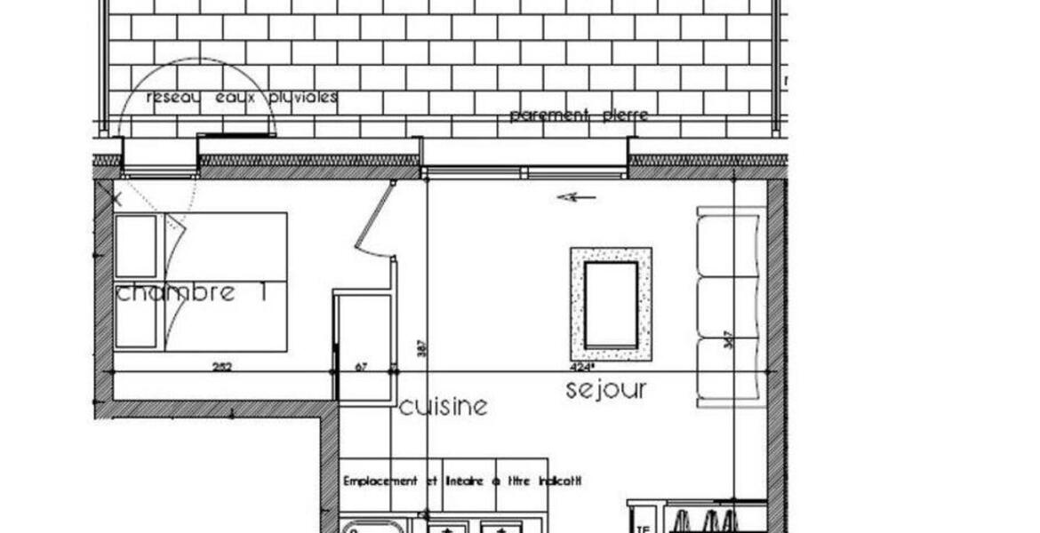 Petit appartement à louer situé dans la nouvelle résidence 