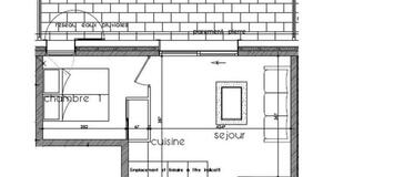 Petit appartement à louer situé dans la nouvelle résidence 