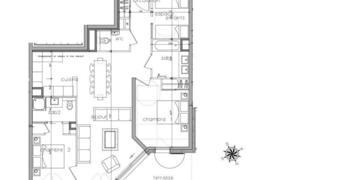 Bel appartement à louer de 78m², de 3 pièces