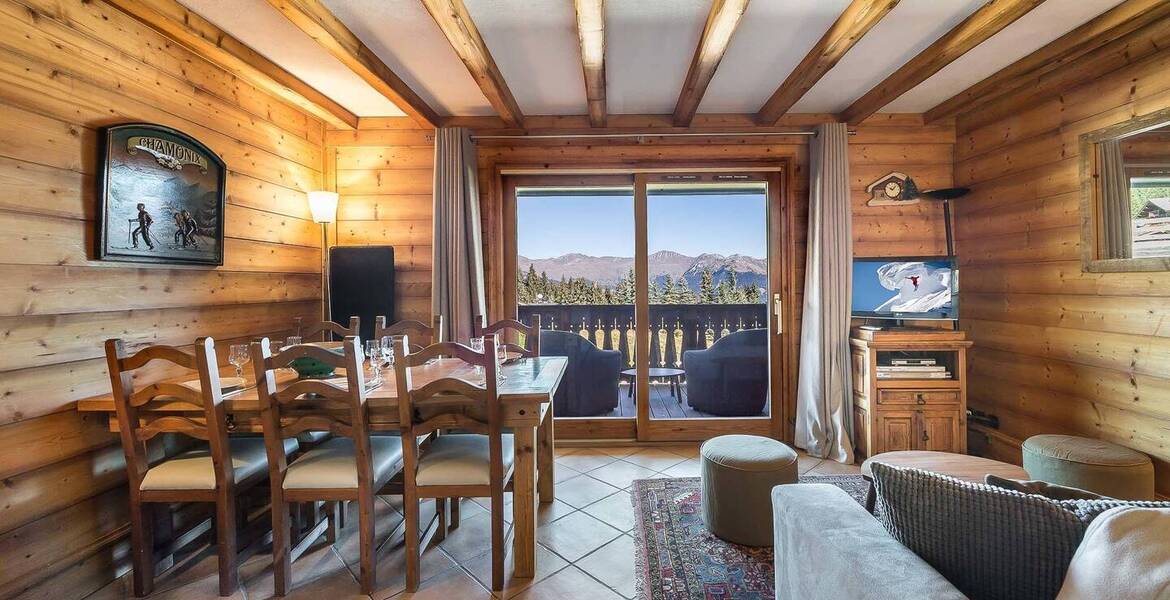 Appartement de style alpin situé à Pralong, Courchevel 1850 