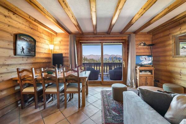 Apartamento de estilo alpino ubicado en Pralong Courchevel 