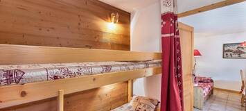 This apartment for rental with Savoyard style in Méribel 