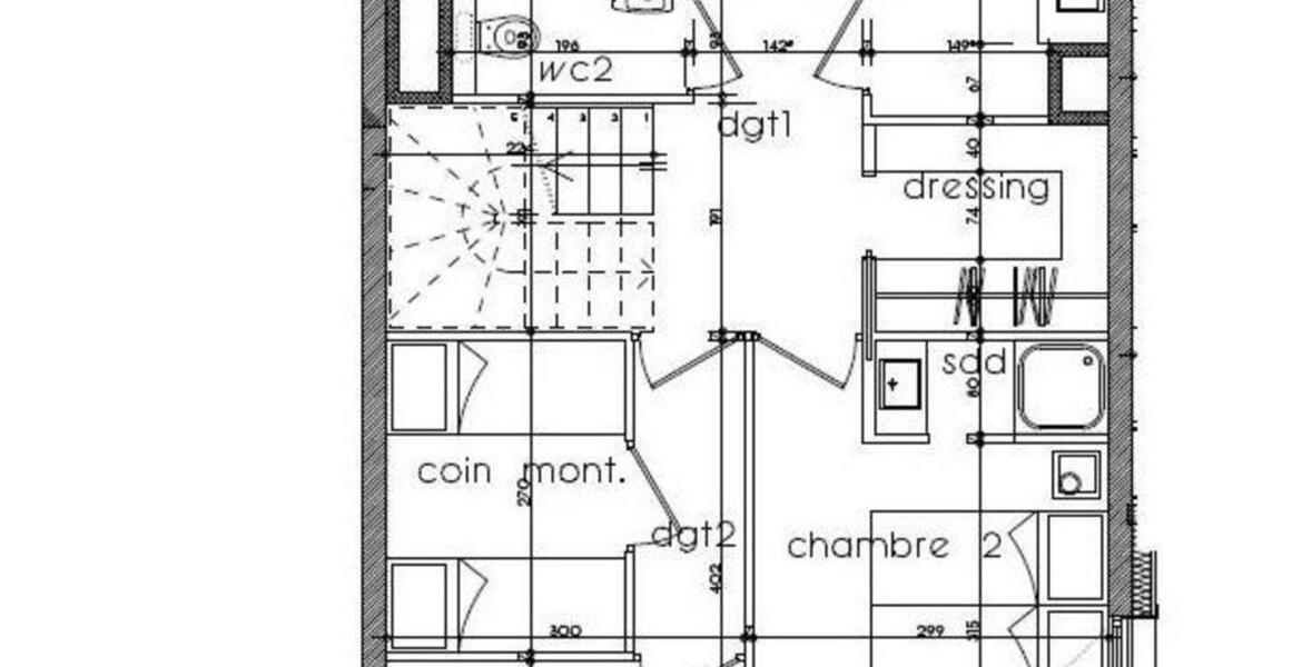 Appartement en duplex à l'ambiance feutrée à louer