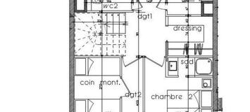 Appartement en duplex à l'ambiance feutrée à louer