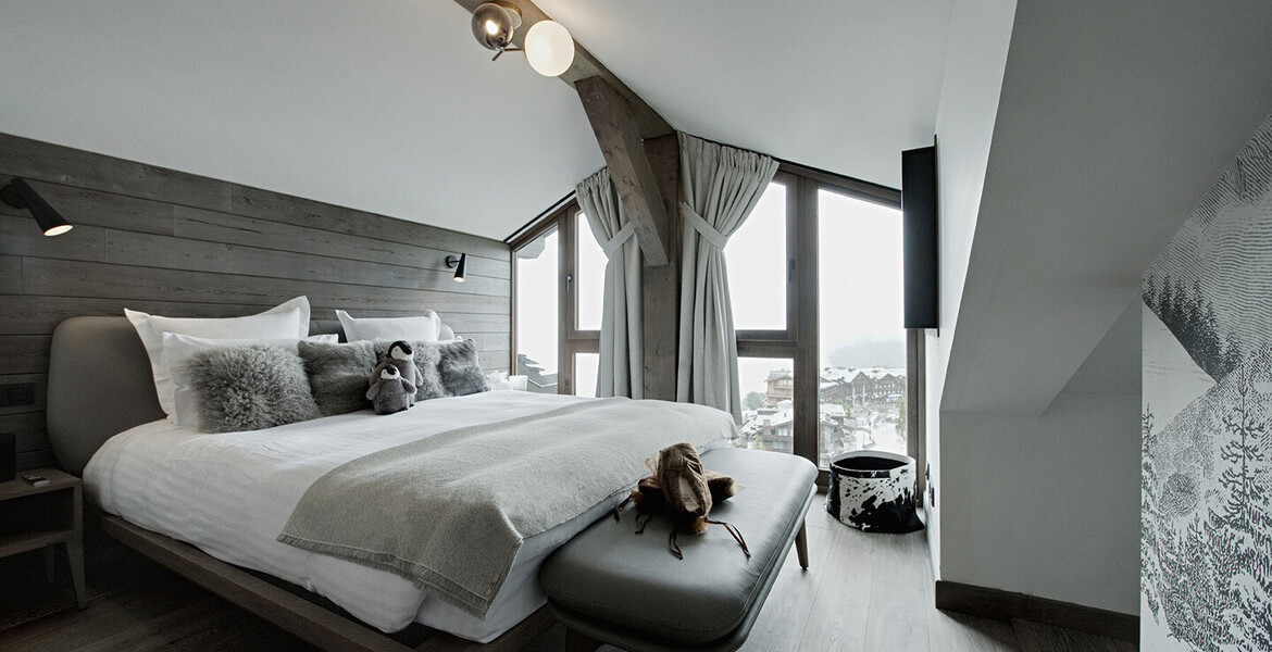 Appartement en attique dans la résidence à Courchevel 1650 