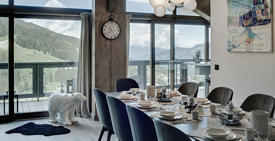 Appartement en attique dans la résidence à Courchevel 1650 