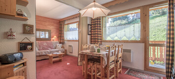 Warm studio in the heart of Mottaret in the residence