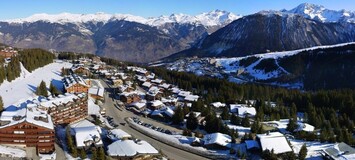 Ambiance chalet dans cet appartement en location 