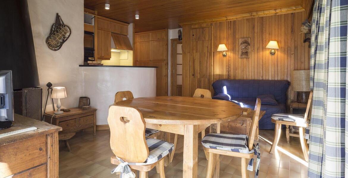 The apartment for rental is located in Bellecôte, Courchevel