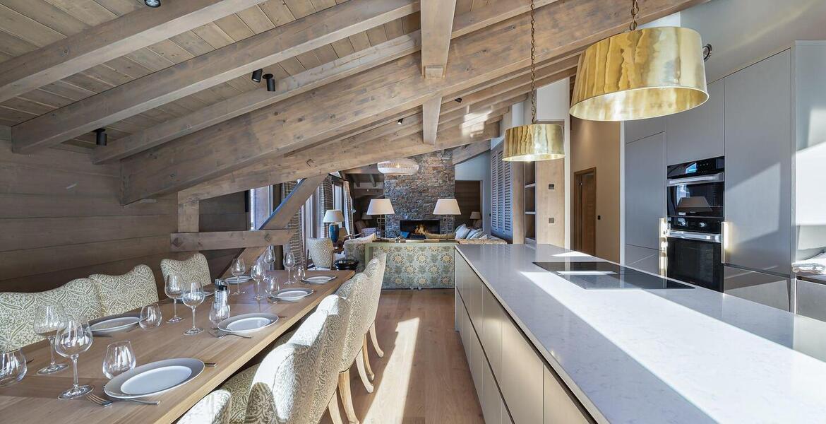 Gran apartamento en el centro de Courchevel 1650 Moriond