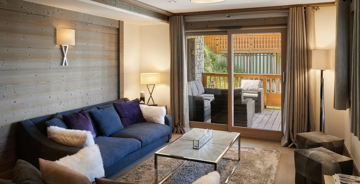 Apartamentos de estilo montañés en alquiler en Courchevel