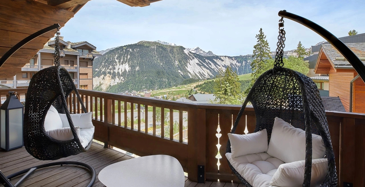 Luxury apartment in La Porte de Courchevel 1850 for rental  