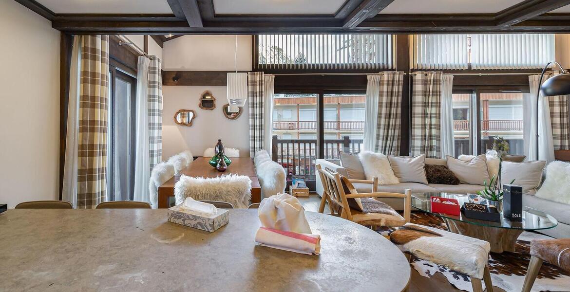 Ce magnifique duplex à louer est idéalement à Courchevel1650