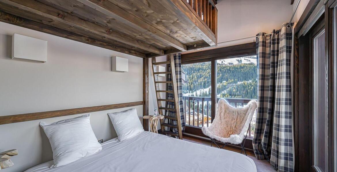 Ce magnifique duplex à louer est idéalement à Courchevel1650