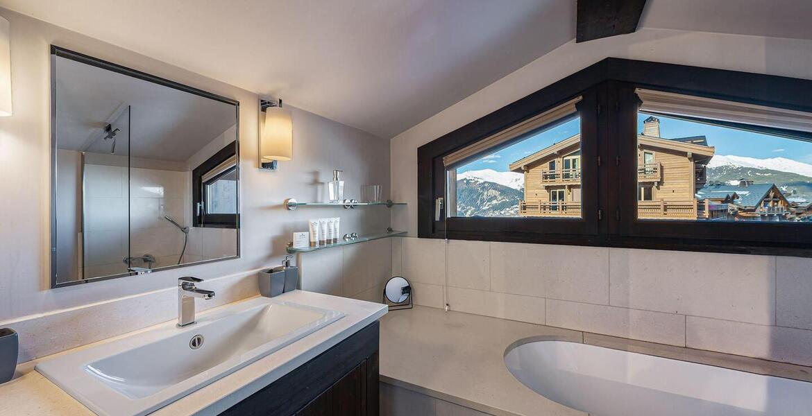 This magnificent duplex for rental in Courchevel 1650 