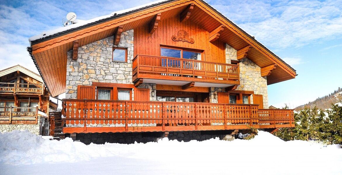 Chalet for rental in Le Raffort, Méribel  with 215 sqm 