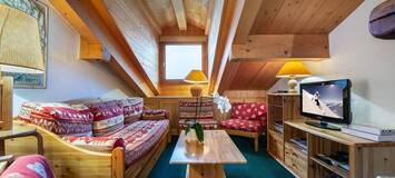 With its 78sq.m this chalet can accommodate up to 8 people 