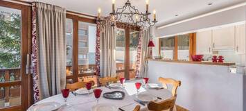 Apartment for rental is located in the Plantret Courchevel 