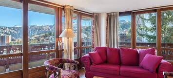 Apartment for rental is located in the Plantret Courchevel 