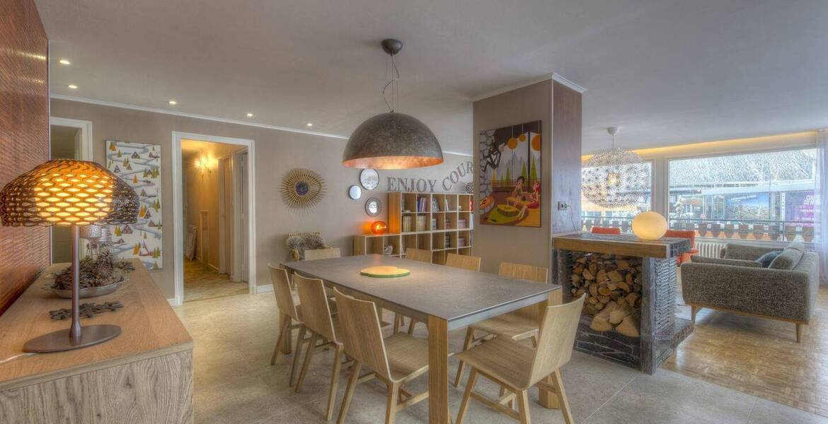 Courchevel 1850 location appartement de standing de 150 m²