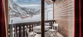 The apartment is a duplex apartment located in Courchevel 