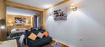 Duplex apartment studio for rental in Chenus, Courchevel