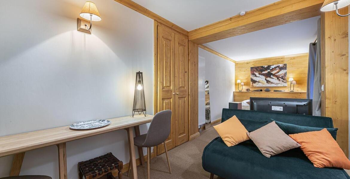 Appartement studio duplex à louer aux Chenus, Courchevel