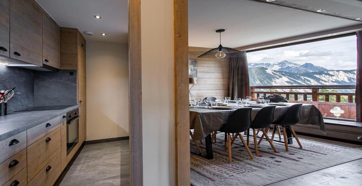 Duplex apartment studio for rental in Chenus, Courchevel