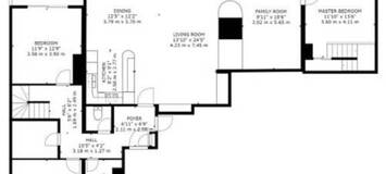 Con 5 habitaciones en ambos niveles, este apartamento 