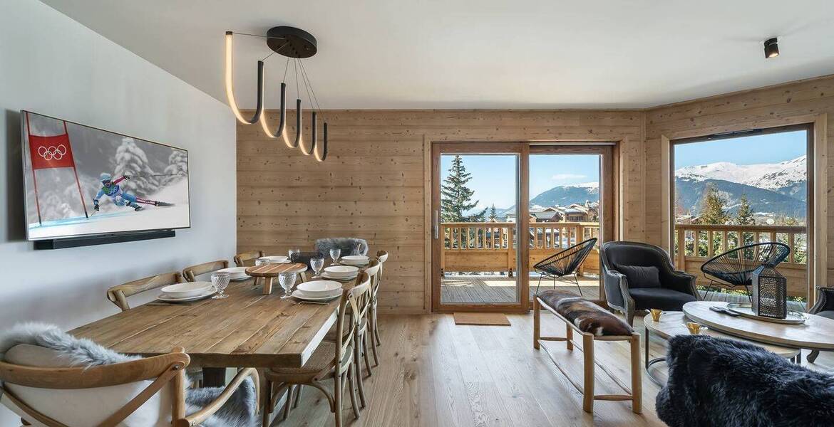 Apartment with a warm atmosphere for rental in Courchevel 