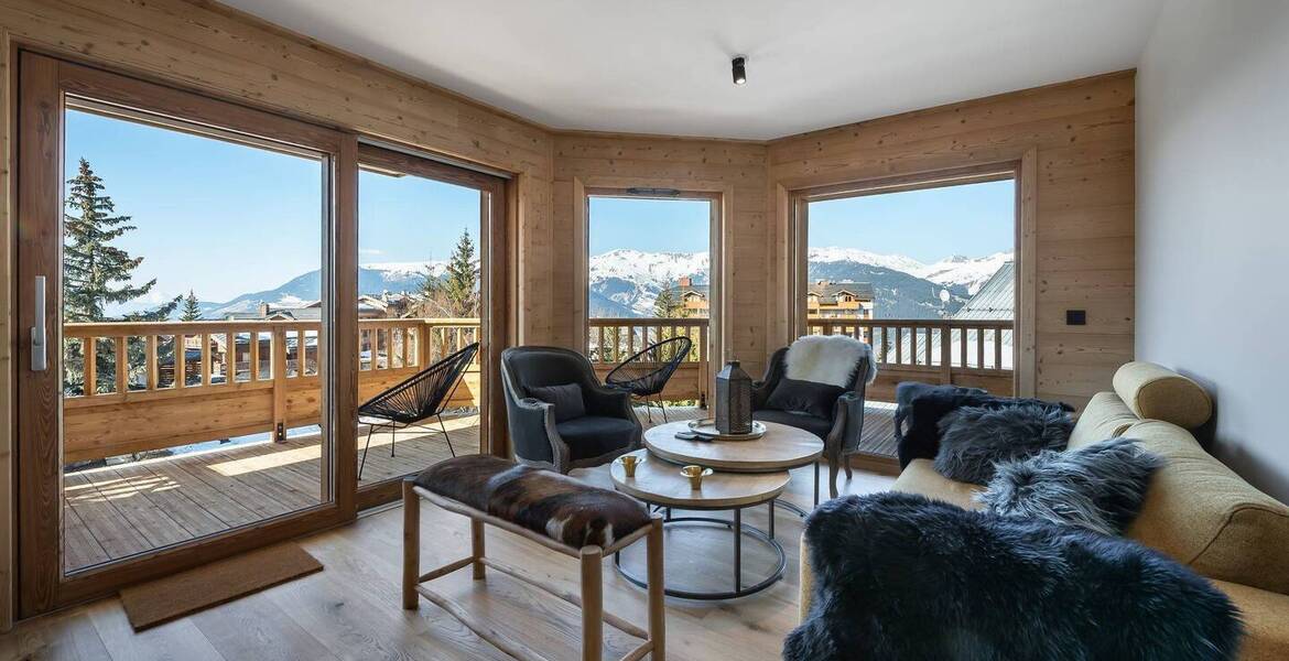 Apartment with a warm atmosphere for rental in Courchevel 